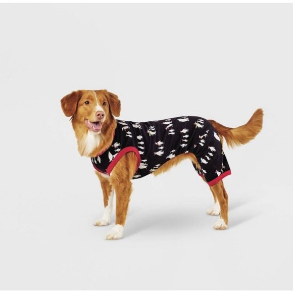 Wondershop Other - Wondershop Penguin Dog Cat Pajamas Size Small Up to 20 lbs Black Red
